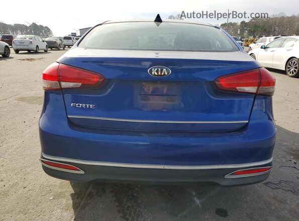 3KPFL4A71JE174897 2018 KIA FORTE Синий Вид сзади