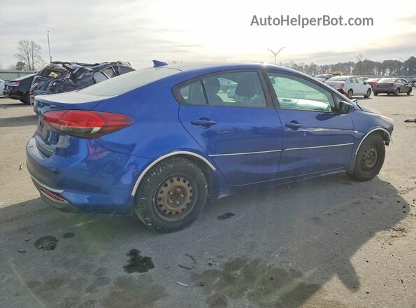 3KPFL4A71JE174897 2018 KIA FORTE Синий Задняя правая четверть