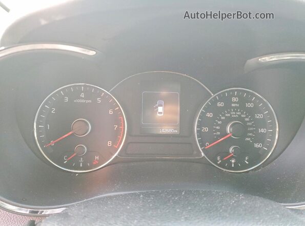 3KPFL4A71JE174897 2018 KIA FORTE Синий Вид щитка приборов