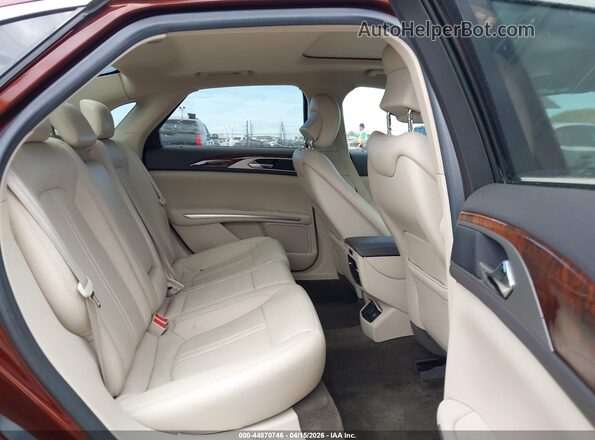 3LN6L2LU7GR623634 2016 LINCOLN MKZ HYBRID Maroon Widok naklejki z numerem VIN