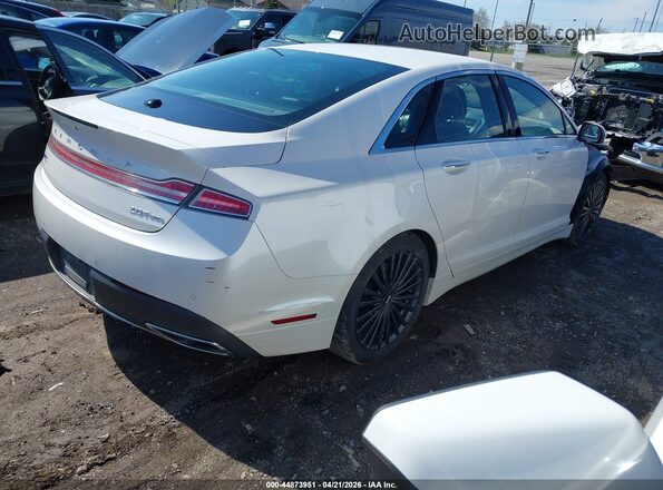 3LN6L5F94JR620545 2018 LINCOLN MKZ White Задня права чверть
