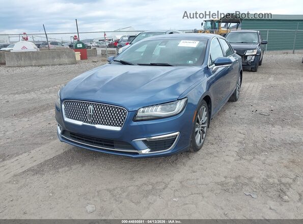 3LN6L5LU8JR629094 2018 LINCOLN MKZ HYBRID Blue Przód lewy