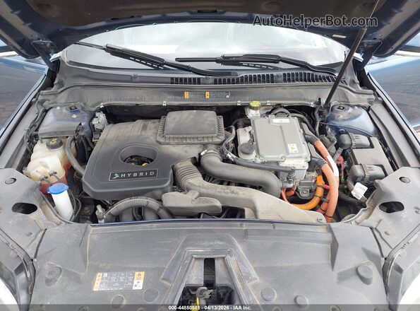 3LN6L5LU8JR629094 2018 LINCOLN MKZ HYBRID Blue Widok z tyłu