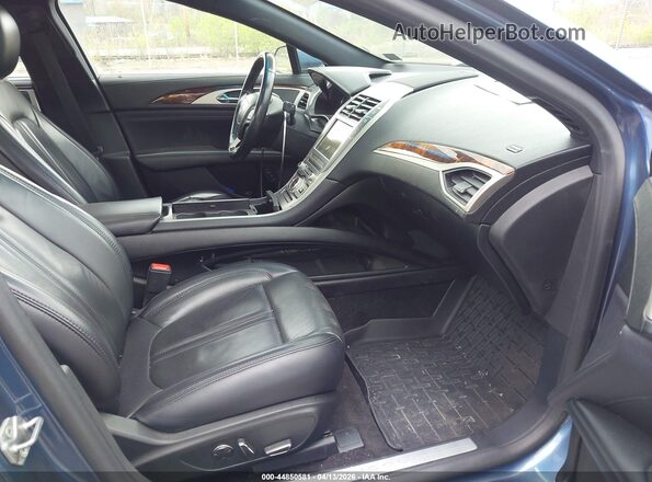 3LN6L5LU8JR629094 2018 LINCOLN MKZ HYBRID Blue Widok wnętrza z przodu