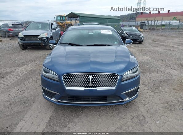 3LN6L5LU8JR629094 2018 LINCOLN MKZ HYBRID Blue Widok wnętrza z tyłu
