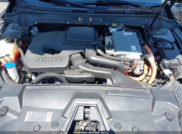 3LN6L5LU9JR623353 2018 LINCOLN MKZ HYBRID Gray Rear view