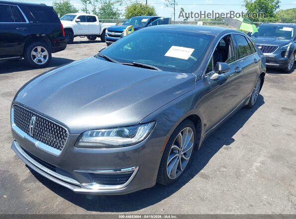 3LN6L5LU9JR623353 2018 LINCOLN MKZ HYBRID Gray Front left