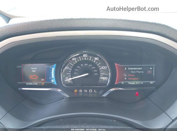 3LN6L5LU9JR623353 2018 LINCOLN MKZ HYBRID Gray Rear seats view