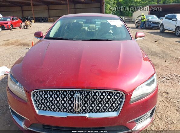 3LN6L5MU2HR657384 2017 LINCOLN MKZ HYBRID Red Vista frontal