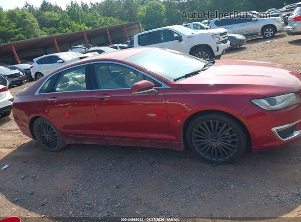 3LN6L5MU2HR657384 2017 LINCOLN MKZ HYBRID Red Vista interior trasera