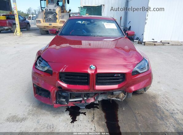 3MF23DM07S8E94526 2025 BMW M2 Red Սարքավորումների վահանակի տեսք
