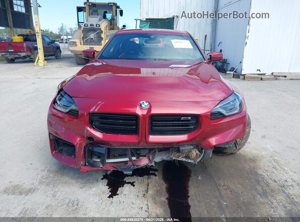 3MF23DM07S8E94526 2025 BMW M2 Red Դիմացի տեսք