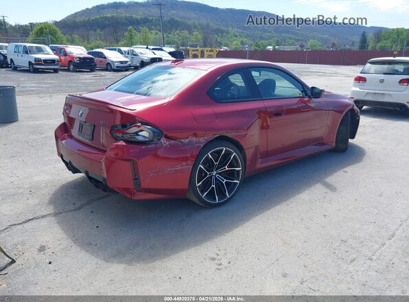 3MF23DM07S8E94526 2025 BMW M2 Red Հետևի աջ