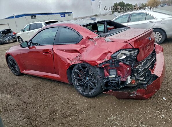 3MF23DM08S8F76670 2025 BMW M2 Red Trasero izquierdo