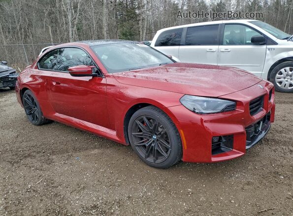 3MF23DM08S8F76670 2025 BMW M2 Red Delantero derecho
