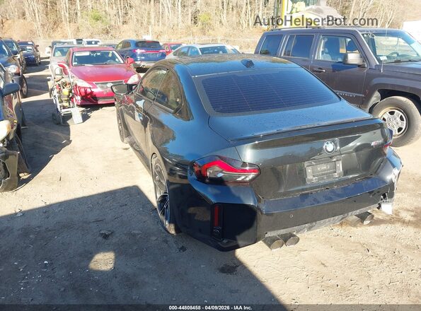 3MF23DM09S8F80808 2025 BMW M2 Black Trasero izquierdo