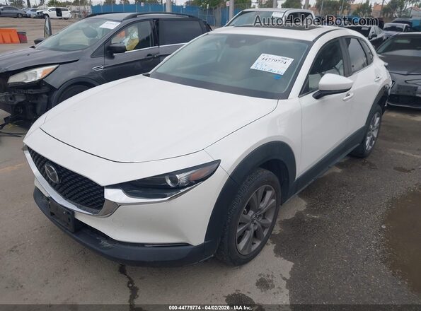 3MVDMACL9MM304818 2021 MAZDA CX-30 White Առջևի ձախ երեք քառորդ տեսարան