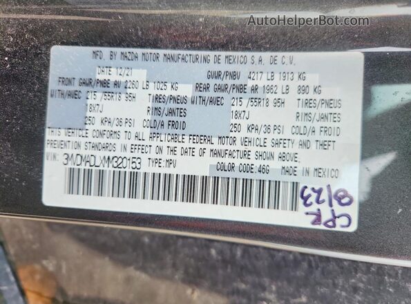 3MVDMADLXMM320153 2021 MAZDA CX-30 Gray Սալոնի 360 աստիճան տեսք