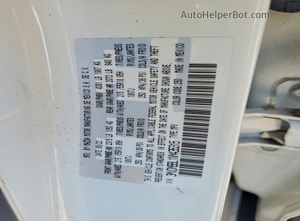 3MVDMBBL1NM435315 2022 MAZDA CX-30 White Вид наклейки з VIN-кодом