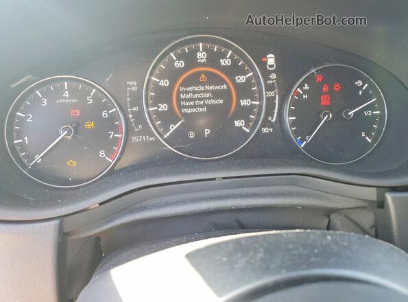 3MVDMBBL1NM435315 2022 MAZDA CX-30 White Вид щитка приладів