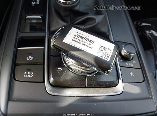 3MVDMBBL3TM113448 2026 MAZDA CX-30 Серый Вид панели приборов