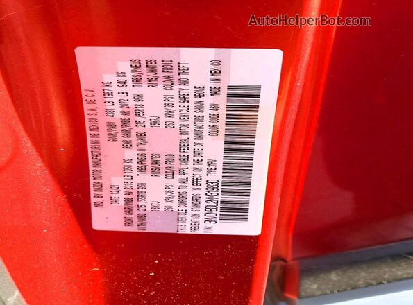 3MVDMBDL2MM319830 2021 MAZDA CX-30 Red VIN sticker view