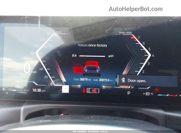 3MW23CM07P8C99835 2023 BMW 2 SERIES Blue Հետևի նստատեղերի տեսք