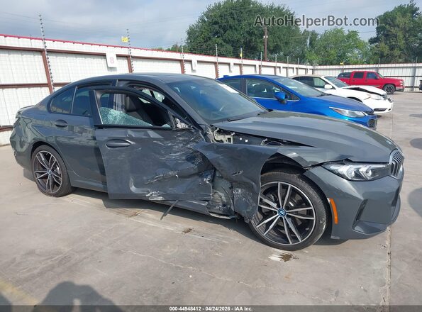 3MW39FS05P8D38378 2023 BMW 3 SERIES Gray უკანა სალონის ხედი