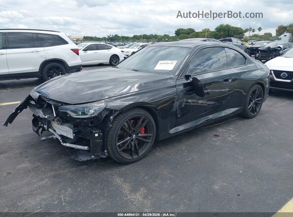 3MW43CM07P8D22538 2023 BMW M2 Black Front left