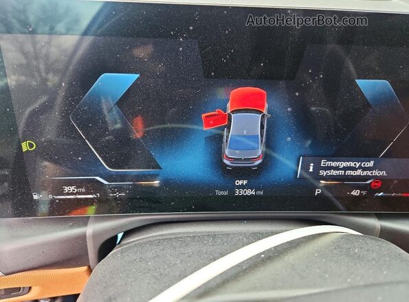 3MW49FF04R8E00855 2024 BMW M3 Charcoal ხელსაწყოთა პანელის ხედი