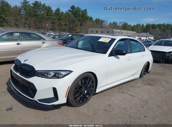 3MW49FF06P8C98634 2023 BMW M3 White Vista tres cuartos delantera izquierda