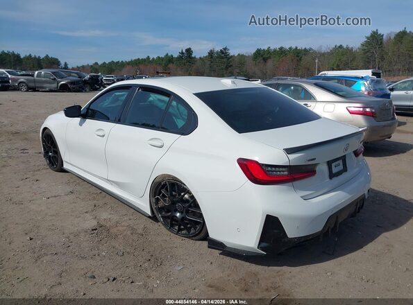 3MW49FF06P8C98634 2023 BMW M3 White Trasero izquierdo