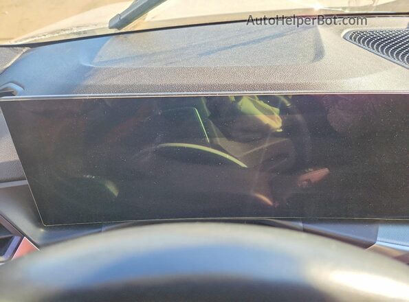 3MW49FF07P8D05283 2023 BMW M3 White Instrument cluster view