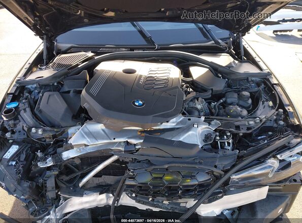 3MW49FF07P8D23671 2023 BMW M3 Black Հետևի տեսք