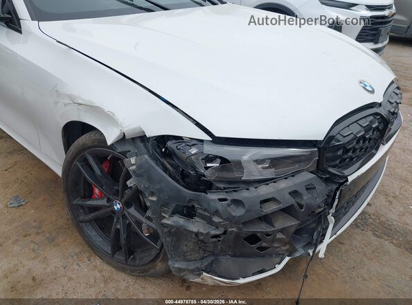3MW49FF07R8E89739 2024 BMW M3 White Widok z przodu