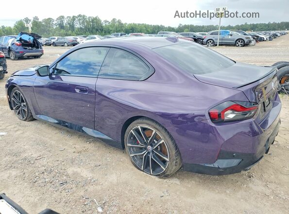 3MW53CM05P8D02602 2023 BMW M2 Фиолетовый Задняя левая четверть