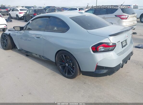 3MW53CM05P8D09565 2023 BMW M2 Gray Trasero izquierdo