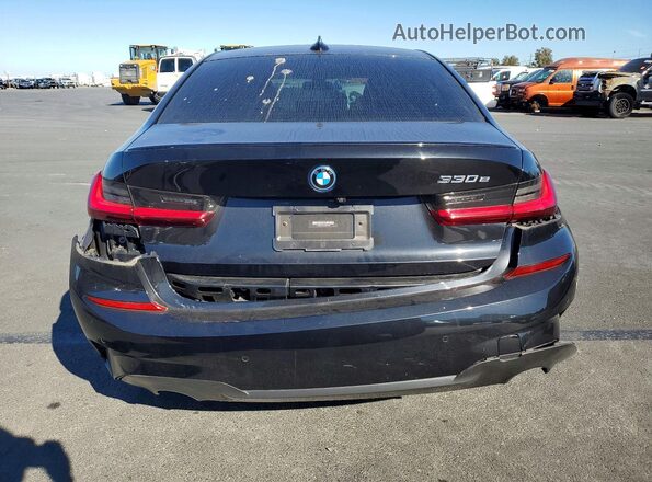 3MW5P7J01N8C61849 2022 BMW 3 SERIES Black უკანა ხედი