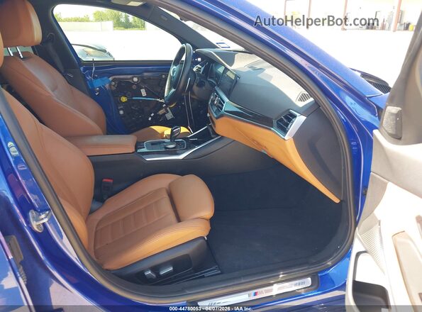 3MW5R1J03M8C01951 2021 BMW 3 SERIES Blue Vista interior delantera