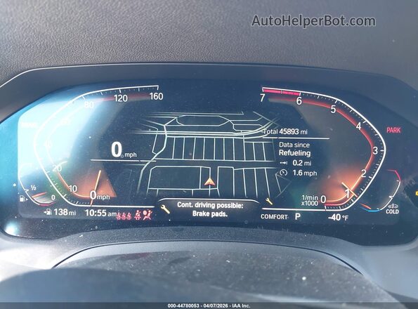 3MW5R1J03M8C01951 2021 BMW 3 SERIES Blue Vista de los asientos traseros