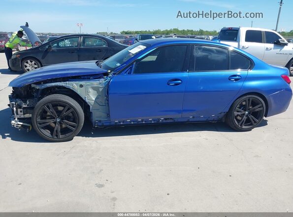 3MW5R1J03M8C01951 2021 BMW 3 SERIES Blue Vista interior de 360 grados