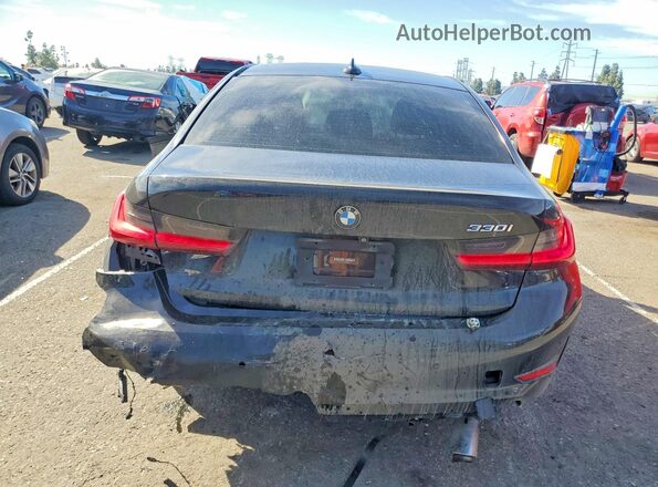 3MW5R1J06L8B08467 2020 BMW 3 SERIES Black Widok z tyłu