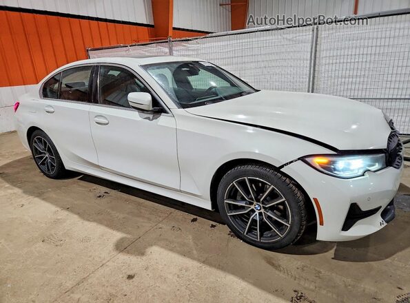 3MW5R7J01M8B86837 2021 BMW 3 SERIES Белый Передняя правая четверть