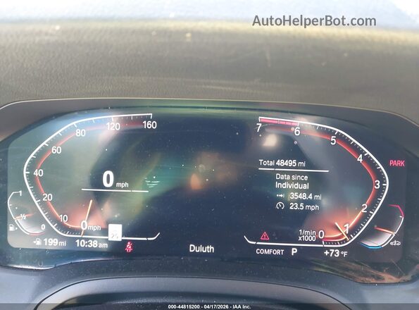3MW5R7J07N8C50476 2022 BMW 7 SERIES Blue Հետևի նստատեղերի տեսք