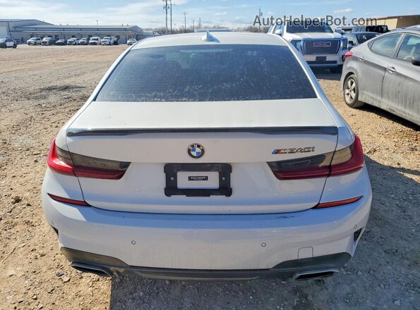 3MW5U7J0XM8C01365 2021 BMW M3 White Հետևի տեսք