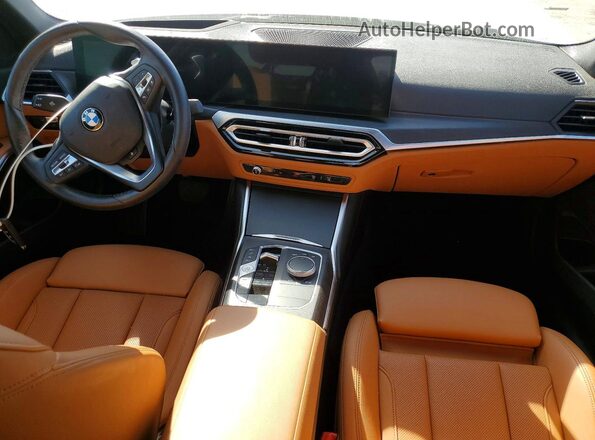 3MW69FF09R8D88937 2024 BMW 3 SERIES White წინა პანელის ხედი