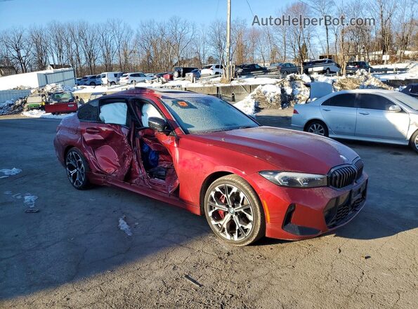 3MW89CW04S8F03280 2025 BMW 3 SERIES Burgundy Передня права чверть