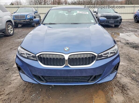 3MW89FF07P8D50080 2023 BMW 3 SERIES Blue Вид спереду