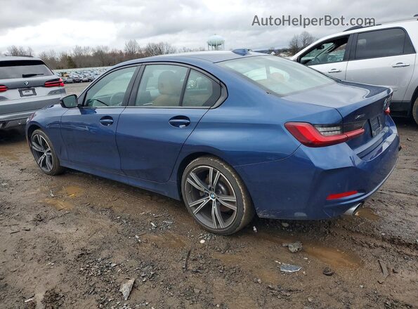 3MW89FF07P8D50080 2023 BMW 3 SERIES Blue Задня ліва чверть