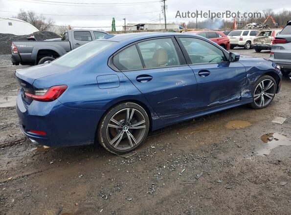 3MW89FF07P8D50080 2023 BMW 3 SERIES Blue Задня права чверть
